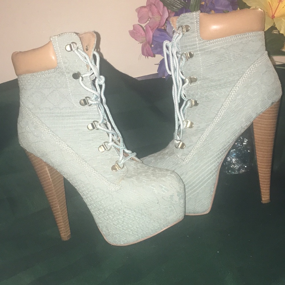 Platform booties